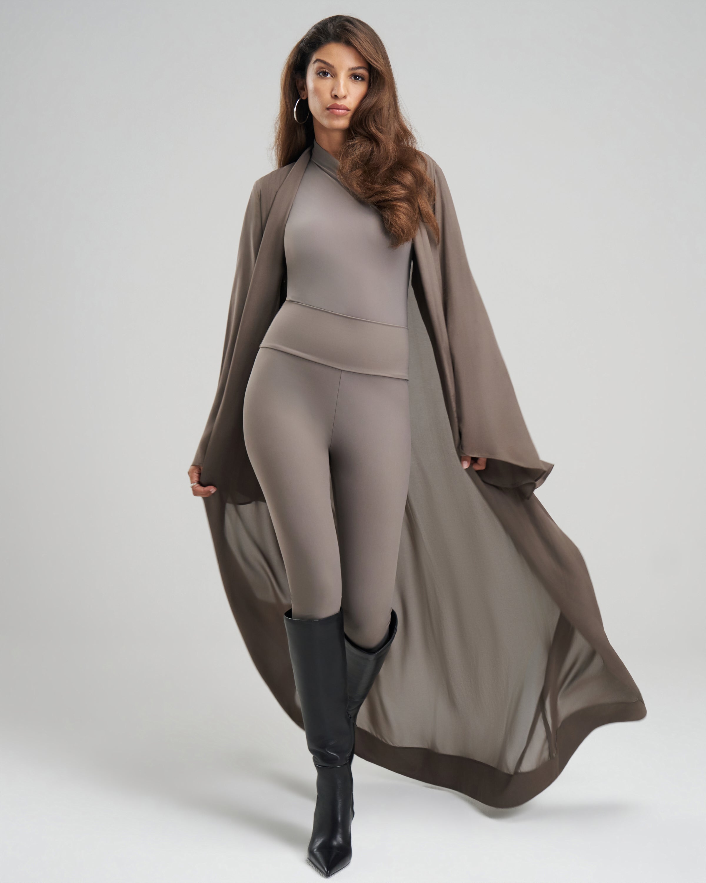 Chiffon Bell Sleeve Overlay