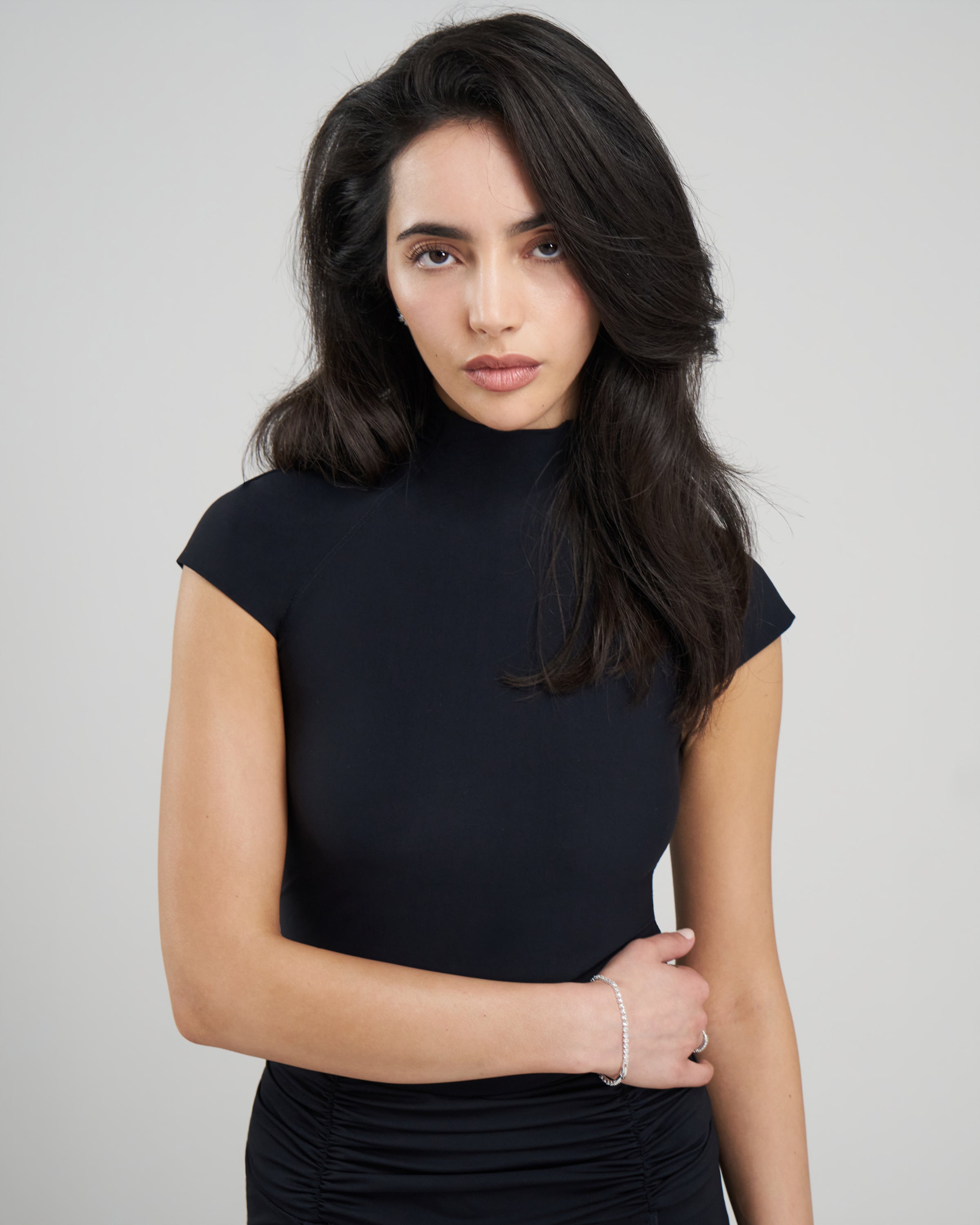 Cap Sleeve Sculpt Top