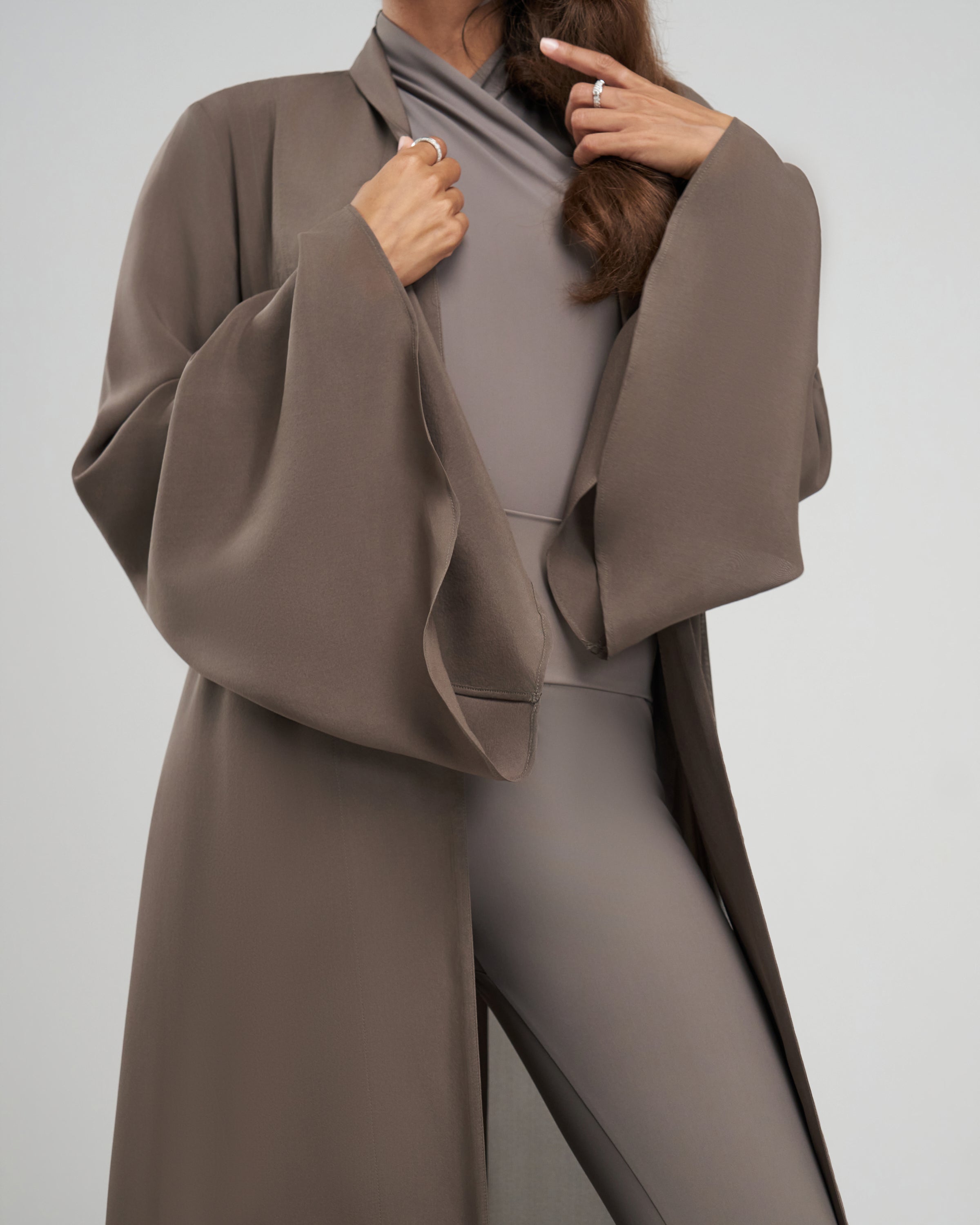 Chiffon Bell Sleeve Overlay